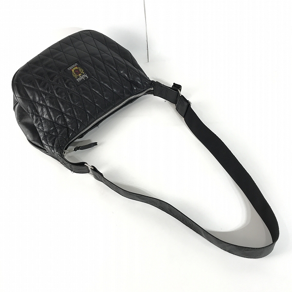 実際に弊社で買取させて頂いたSCHOTT/ショット レザー キルティング ショルダーバッグの画像 3枚目