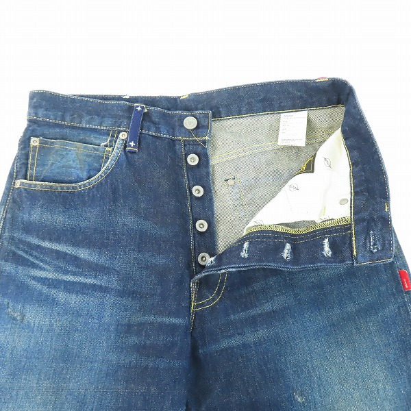 実際に弊社で買取させて頂いたWTAPS/ダブルタップス デニム パンツ ヴィンテージ加工 インディゴ 092LTDT-PTM02/Sの画像 2枚目