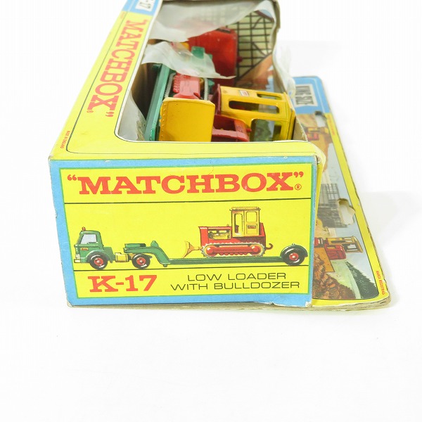 実際に弊社で買取させて頂いたMATCHBOX/マルチボックス K-17 KING SIZE LOW LOADER WITH BULLDOZER/ロードローダー ウィズ ブルドーザー ミニカーの画像 8枚目