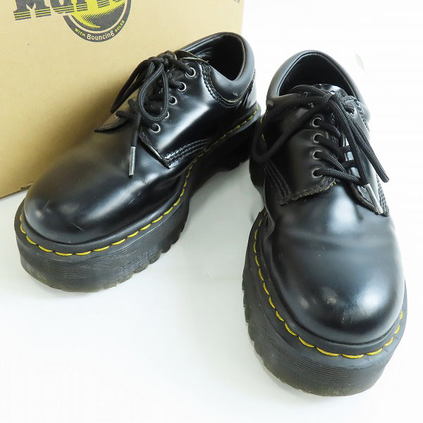 実際に弊社で買取させて頂いたDr.Martens/ドクターマーチン 5ホール レザーシューズ 8053 QUAD 24690001/UK6