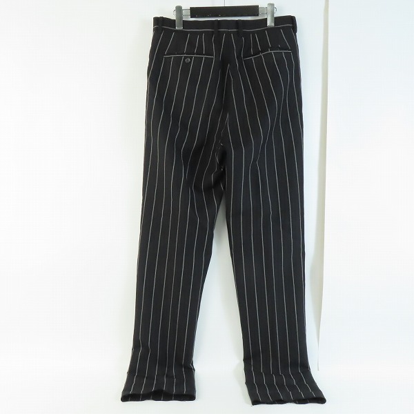 実際に弊社で買取させて頂いたWACKO MARIA × DORMEUIL/ワコマリア × ドーメル モヘア混 ストライプ パンツ/Lの画像 1枚目