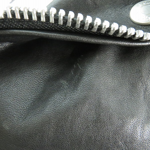 実際に弊社で買取させて頂いたSchottｘREMI RELIEF×Uncut Bound/ショット×レミレリーフ×アンカットバウンド ライダースジャケット 3191054/Mの画像 7枚目