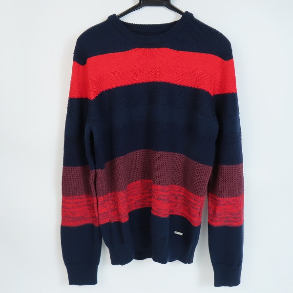 実際に弊社で買取させて頂いた【未使用】DIESEL/ディーゼル ボーダーニット/セーター/L