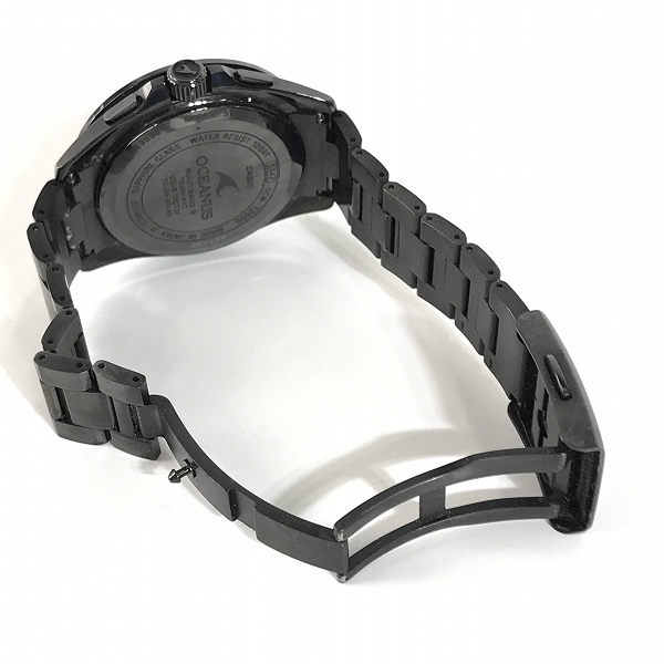 実際に弊社で買取させて頂いたCASIO/カシオ OCEANUS/オシアナス タフソーラー 腕時計 クロノグラフ OCW-T2600B-1AJFの画像 3枚目