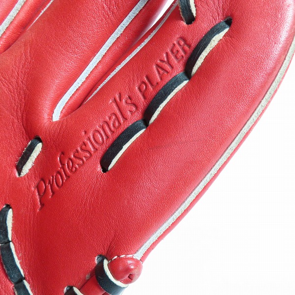 実際に弊社で買取させて頂いたHI-GOLD/ハイゴールド 己極シリーズ 軟式/内野手 右投げグローブ/OKG-7504の画像 4枚目