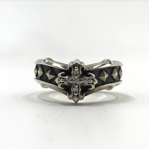 実際に弊社で買取させて頂いたDEAL DESIGN/ディールデザイン クロス バンド リング 14号の画像 1枚目