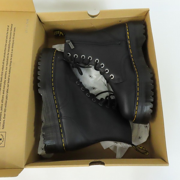 実際に弊社で買取させて頂いたDr.Martens/ドクターマーチン JADON Ⅲ/ジェイドン 3 サイドジップ PISA 8ホールブーツ 26378001/UK10の画像 8枚目
