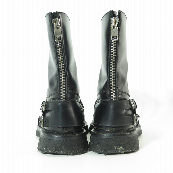 実際に弊社で買取させて頂いたDior Homme/ディオールオム バックジップ ブーツ/41の画像 1枚目