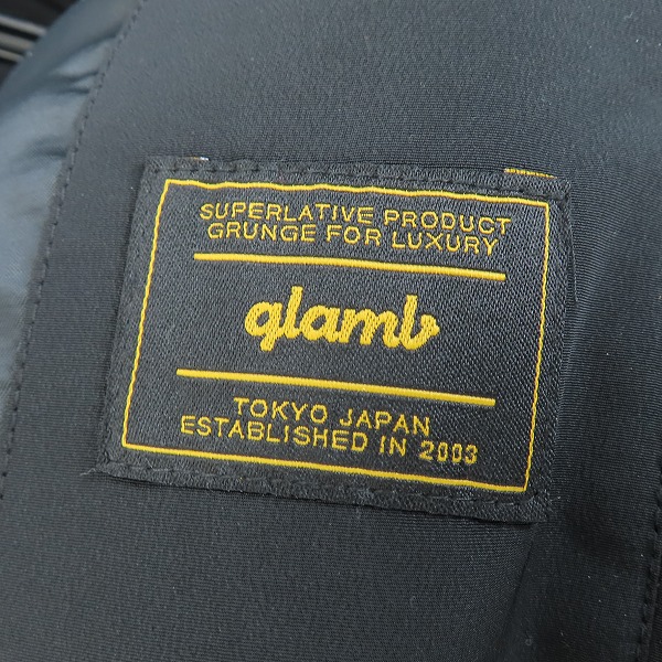 実際に弊社で買取させて頂いたglamb/グラム Cady JKT/キャディ 中綿ジャケット GB0319/JKT10/1の画像 3枚目