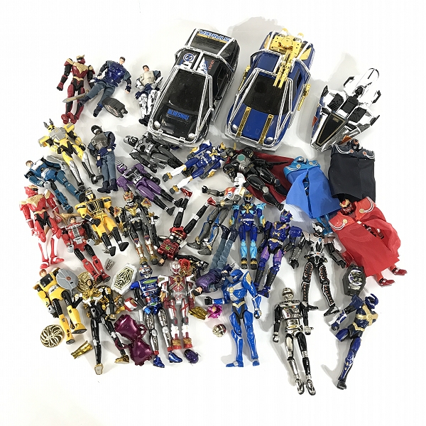 実際に弊社で買取させて頂いた【おまとめ】BANDAI/バンダイ 他 宇宙刑事ギャバン/ブルースワット 等 フィギュア