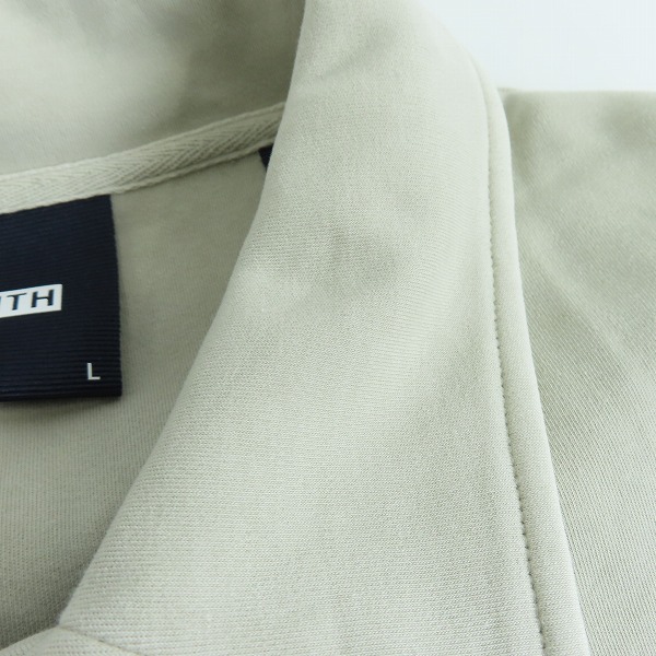 実際に弊社で買取させて頂いたKITH/キス Interlock Graham Polo インターロック グラハム ポロシャツ KHM031078 /Lの画像 5枚目
