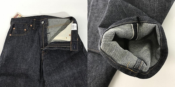 実際に弊社で買取させて頂いた【未使用】Levi’s/リーバイス 502 刻印J22 60s復刻 1997年製 TALONジップ 日本製 デニムパンツ ジーンズ W30 L36の画像 7枚目
