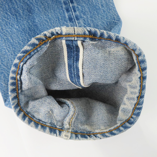 実際に弊社で買取させて頂いたLevis/リーバイス 83年 501 刻印524 赤耳/スモールe ボタンフライ デニムパンツ/W30L34の画像 5枚目