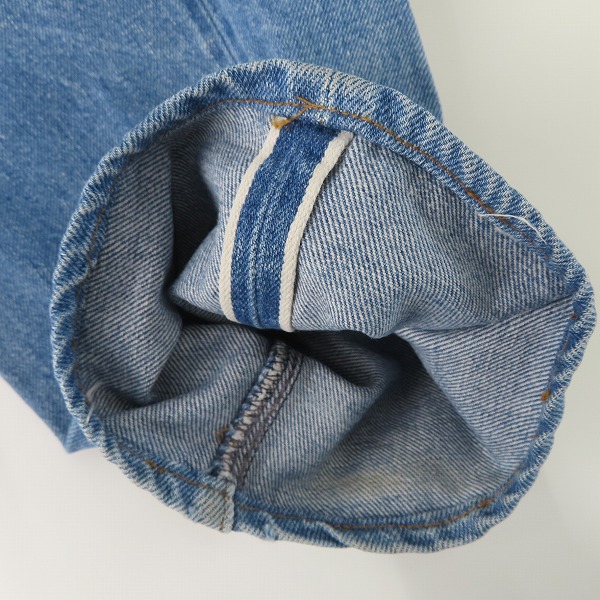 実際に弊社で買取させて頂いたLevi s/リーバイス バレンシア工場 ボタン裏555刻印 501 デニムパンツ/W31L36の画像 5枚目