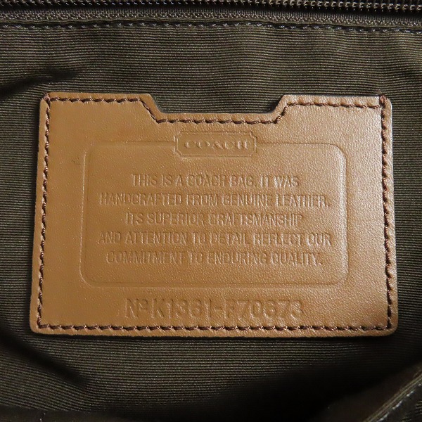 実際に弊社で買取させて頂いたCOACH/コーチ トートバッグ ショルダーバッグ  レザー  F70673 の画像 4枚目
