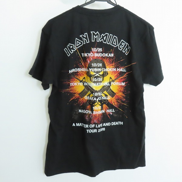 実際に弊社で買取させて頂いたIRON MAIDEN/アイアンメイデン バンドTシャツ ブラック Mの画像 1枚目