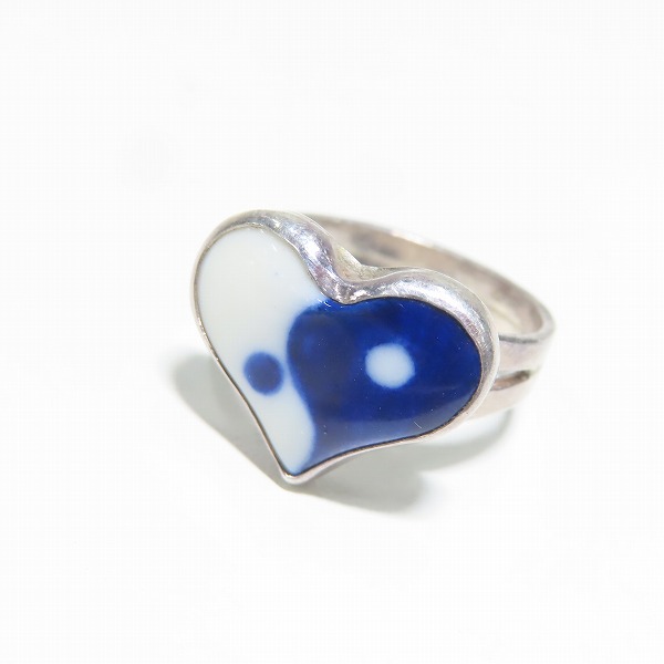 実際に弊社で買取させて頂いたHOLLYWOOD RANCH MARKET/ハリウッドランチマーケット シルバーリング ハート 20.5-21号