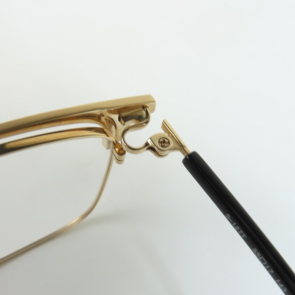 実際に弊社で買取させて頂いた999.9/フォーナインズ 眼鏡/メガネフレーム/アイウェア S-127Tの画像 5枚目