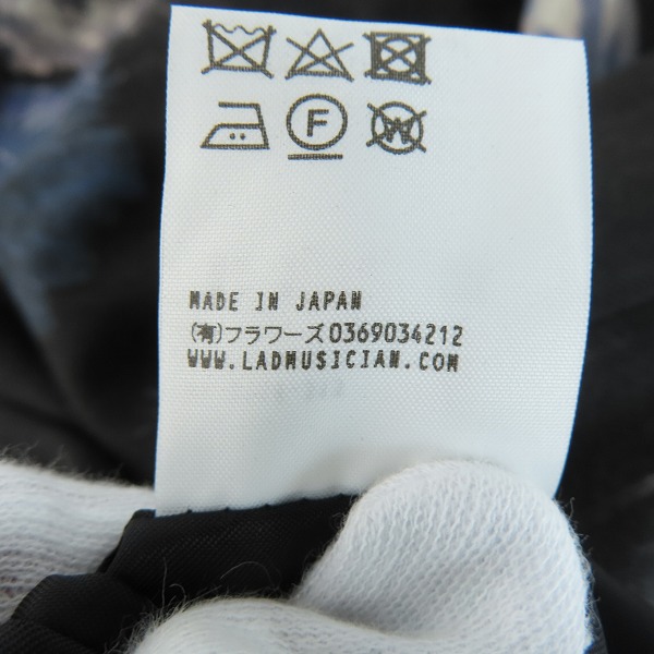 実際に弊社で買取させて頂いたLAD MUSICIAN/ラッドミュージシャン 18SS KIMONO LONG JACKET/キモノ ロング ジャケット フラワープリント 2118-313/42の画像 4枚目