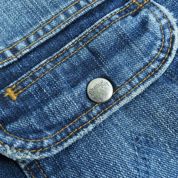 実際に弊社で買取させて頂いたWrangler×nano universe/ラングラー×ナノユニバース  ジップアップ デニムジャケット/Gジャン WS9208/Lの画像 7枚目