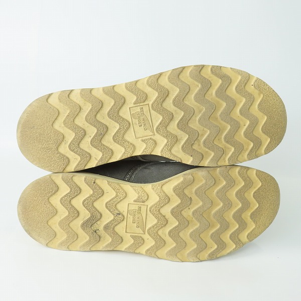 実際に弊社で買取させて頂いたRED WING/レッドウィング BEAMS別注 旧羽タグ スエード プレーントゥ ブーツ 8872 7Dの画像 2枚目