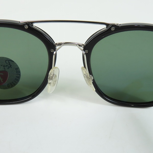実際に弊社で買取させて頂いたRay-Ban/レイバン ダブルブリッジ 偏光レンズ サングラス RB2183 901/9Aの画像 4枚目