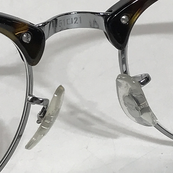 実際に弊社で買取させて頂いたRay-Ban/レイバン CLUBMASTER/クラブマスター メガネフレーム アイウェア RB5154 2012の画像 4枚目
