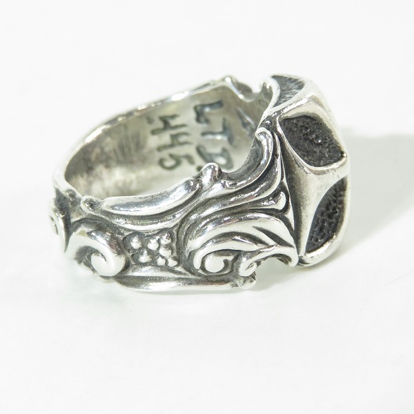 実際に弊社で買取させて頂いたBWL/Bill Wall Leather/ビルウォールレザー Gothic Cross/ゴシッククロス リング/23.5号の画像 4枚目