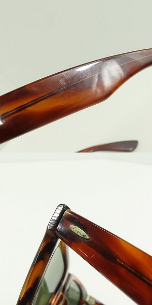 実際に弊社で買取させて頂いたRay-Ban/レイバン B&L ボシュロム社製 WAYFARER/ウェイファーラー サングラス/アイウェアの画像 9枚目