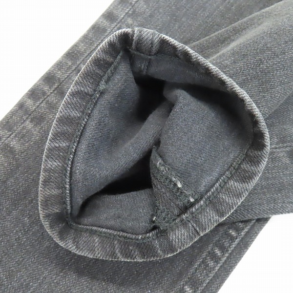 実際に弊社で買取させて頂いたUNDERCOVER/アンダーカバー 23AW ハンドビーズ ニーリップ加工 デニムスリムPT パンツ UC2C4510/1の画像 9枚目