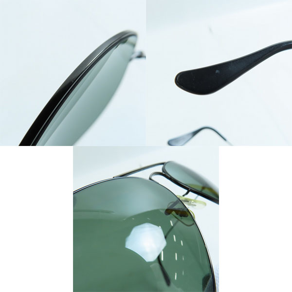 実際に弊社で買取させて頂いたRay-Ban/レイバン B&L/ボシュロム社製 シューター ティアドロップ型サングラス L2821の画像 8枚目