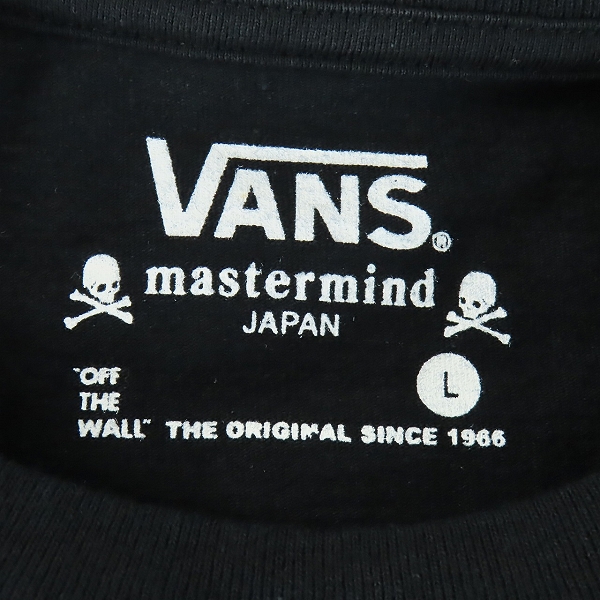 実際に弊社で買取させて頂いた【未使用】VANS×mastermind JAPAN/バンズ×マスターマインドジャパン OFF THE WALL TEE VA16SS-MT03MJ/Lの画像 2枚目