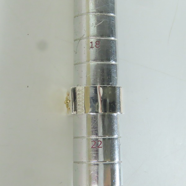 実際に弊社で買取させて頂いたARIZONA FREEDOM/アリゾナフリーダム 放射 リング K18×SV R-79c 20-21.5号の画像 8枚目