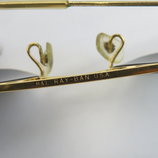 実際に弊社で買取させて頂いたRay-Ban/レイバン B&L/ボシュロム社製 ティアドロップ型 サングラスの画像 5枚目