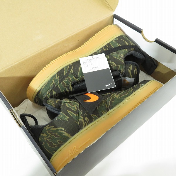 実際に弊社で買取させて頂いたNIKE×CARHARTT WIP/ナイキ×カーハート AIR FORCE 1 UTILITY/エアフォース AV4112-300/26の画像 8枚目
