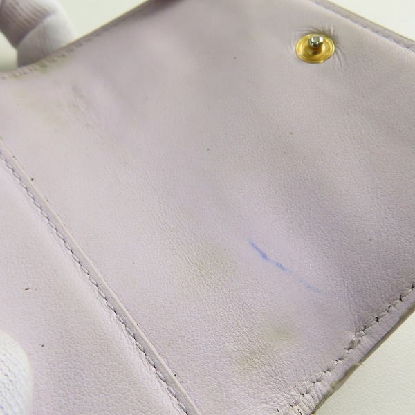 実際に弊社で買取させて頂いたBOTTEGA VENETA/ボッテガヴェネタ イントレチャート/イントレ  ウォレット/三つ折り財布の画像 6枚目