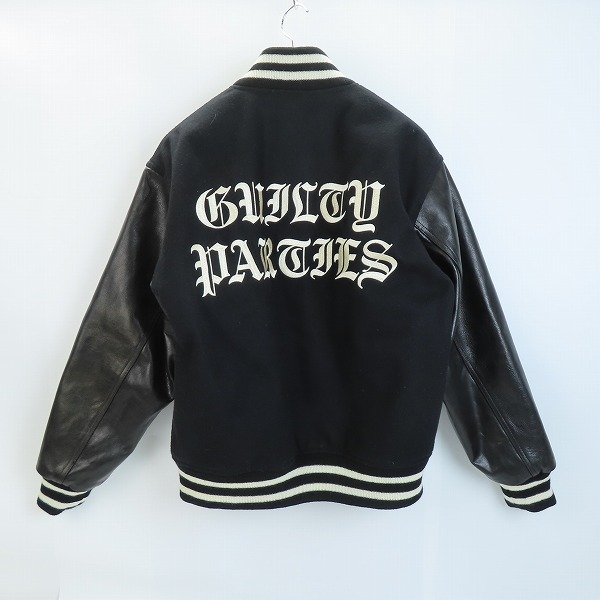 実際に弊社で買取させて頂いたWACKO MARIA/ワコマリア LEATHER VARSITY JACKET スタジャン Sの画像 1枚目