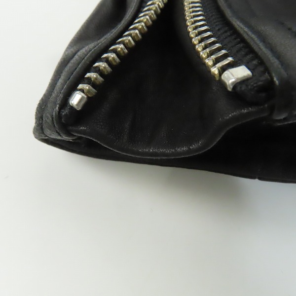 実際に弊社で買取させて頂いたDIESEL/ディーゼル 20AW ダブルライダースジャケット A00040/Lの画像 8枚目