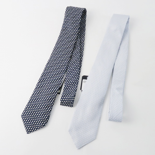 実際に弊社で買取させて頂いた【未使用】GIORGIO ARMANI/ジョルジオ アルマーニ シルク ネクタイ 2点セット