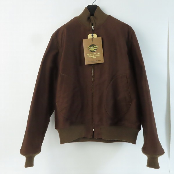 実際に弊社で買取させて頂いた【未使用】BUZZ RICKSON'S/バズリクソンズ JACKET DECK ZIP デッキジャケット ブラウン BR15152/42