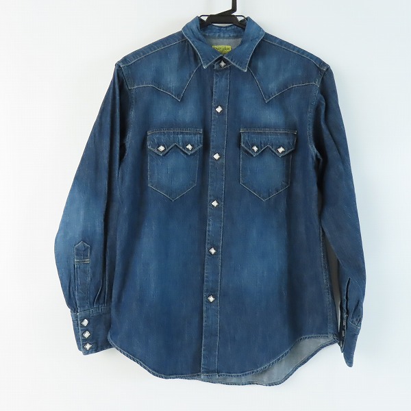 実際に弊社で買取させて頂いたRANCH WEAR by SUGAR CANE/シュガーケーン 長袖シャツ/M