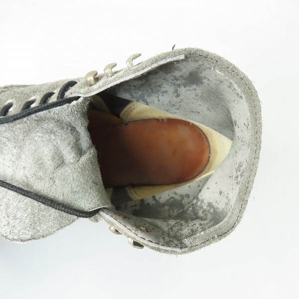 実際に弊社で買取させて頂いたRED WING/レッドウィング BEAMS別注 旧羽タグ スエード プレーントゥ ブーツ 8872 7Dの画像 4枚目