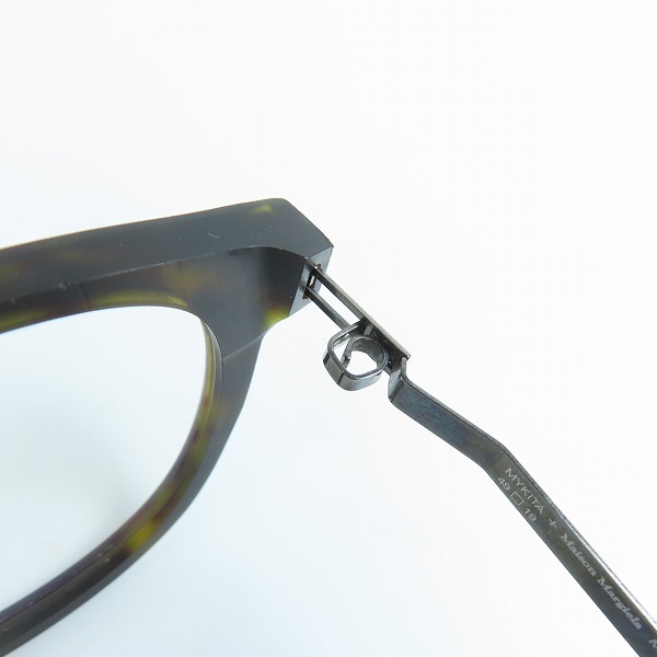 実際に弊社で買取させて頂いたMaison Margiela×MYKITA/メゾンマルジェラ×マイキータ MMRAW011 眼鏡フレームの画像 5枚目