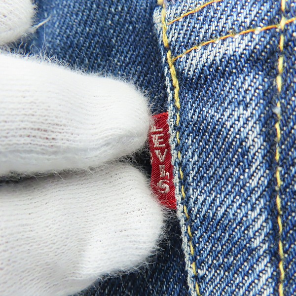 実際に弊社で買取させて頂いたLEVIS/リーバイス 505 刻印5 42TALON ジッパーフライ ビッグE デニムパンツの画像 3枚目