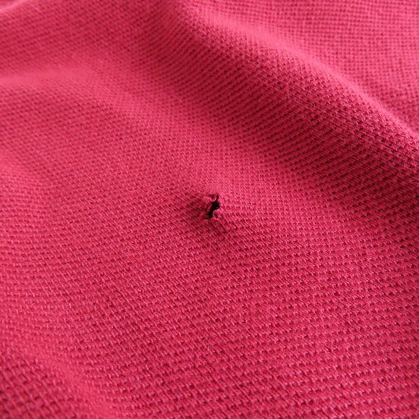 実際に弊社で買取させて頂いたFRED PERRY/フレッドペリー 半袖ポロシャツ レッド/40の画像 7枚目