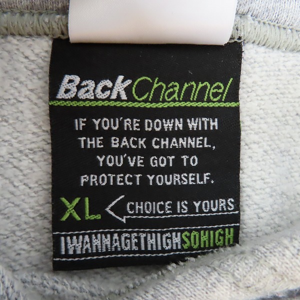 実際に弊社で買取させて頂いたBack Channel/バックチャンネル CHEECH&CHONG'S Up in Smoke プルオーバー パーカー/XLの画像 2枚目