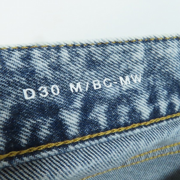 実際に弊社で買取させて頂いたSAINT LAURENT PARIS/サンローランパリ 22SS ウォッシュド加工デニムパンツ 681376 Y35AJ/29の画像 7枚目