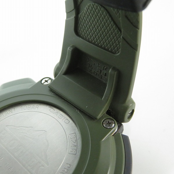 実際に弊社で買取させて頂いたCASIO/カシオ PROTREK/プロトレック トリプルセンサー タフソーラー PRG-240-3JFの画像 7枚目