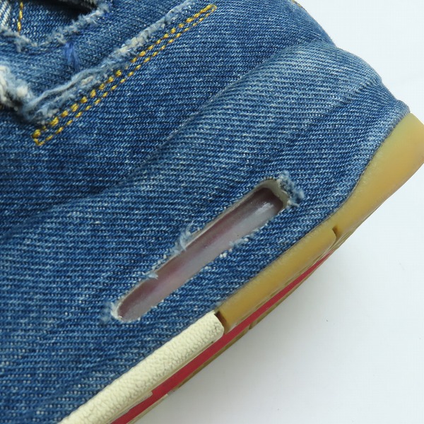 実際に弊社で買取させて頂いたNIKE×LEVIS/ナイキ×リーバイス AIR JORDAN 4 RETRO NRG/エア ジョーダン 4 レトロ AO2571-401/27.5の画像 8枚目