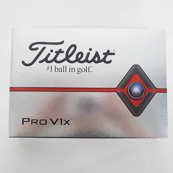 実際に弊社で買取させて頂いた【未使用】Titleist/タイトリスト PRO V1x ゴルフボール ホワイト 1ダース の画像 2枚目